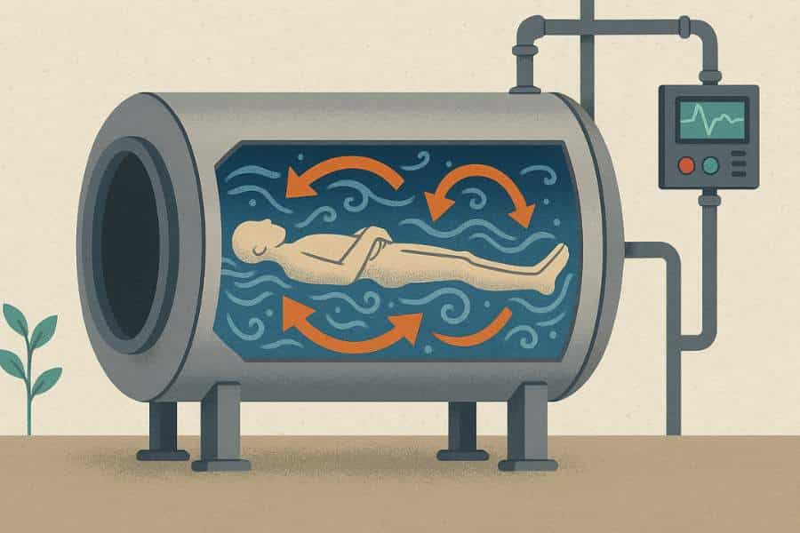 Water cremation is an alternative of human composting in Australia