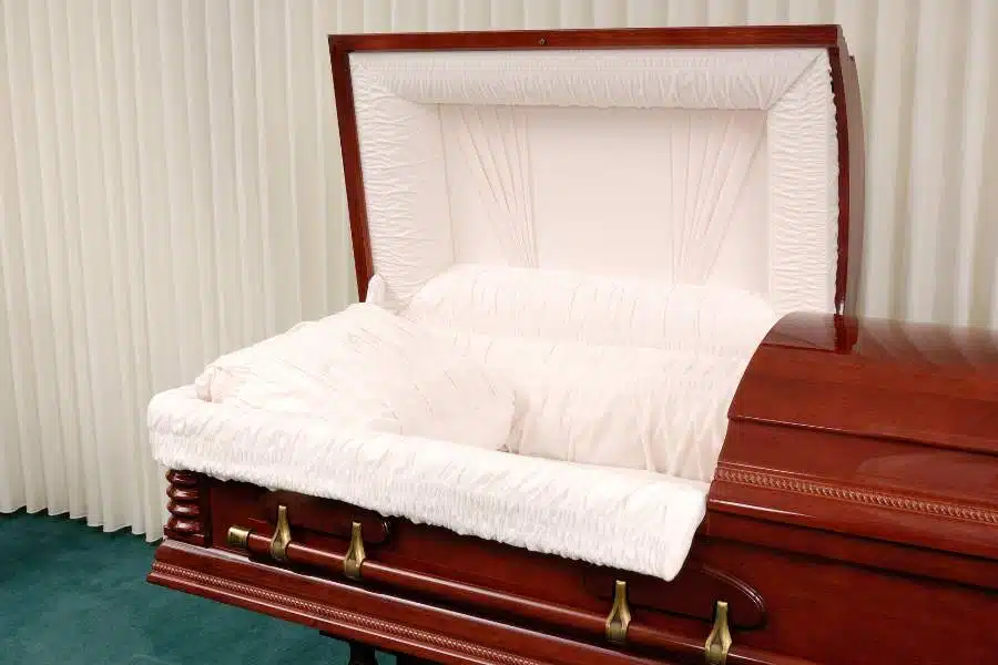 The total cost of funeral services can be affected by coffins, caskets, and containers