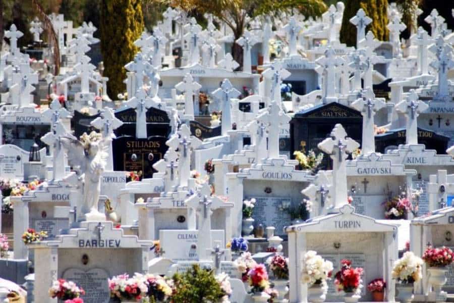 Karrakatta Cemetery In Western Australia