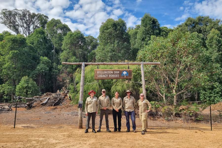 Wellington Dam Living Legacy Forest is a memorial garden available in Perth and in Western Australia