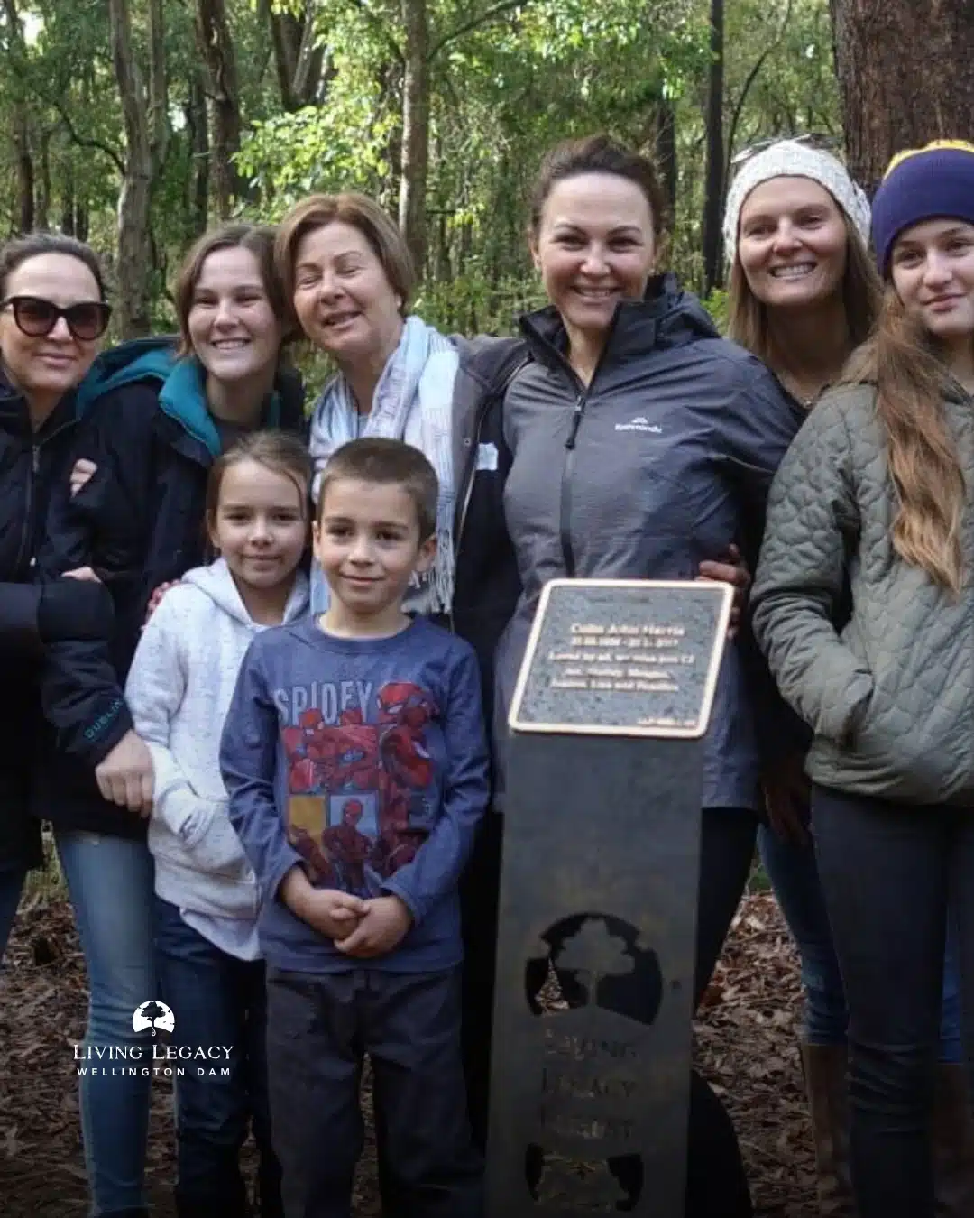 amilies find comfort and connection at Wellington Dam Legacy Forest, where memorial trees grow as lasting tributes to loved ones