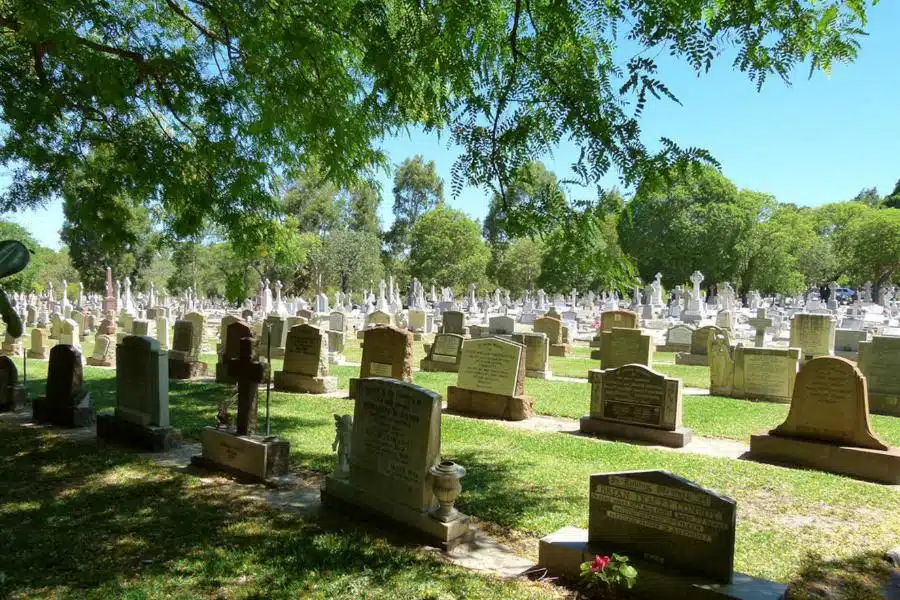Burial plot cost at Karrakatta Cemetery and other major cemeteries in Perth Australia