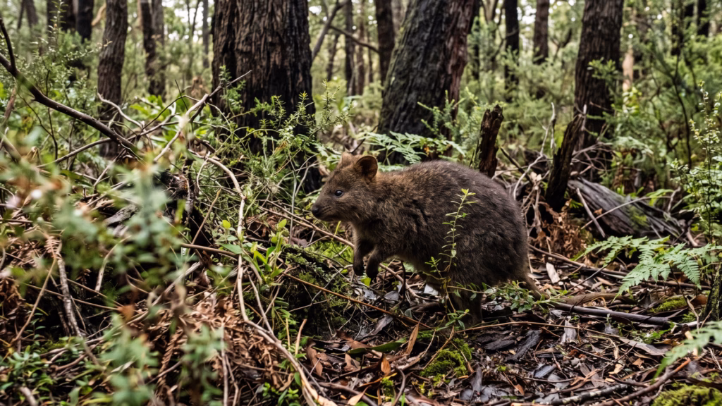Quokka in a Southwest WA forest